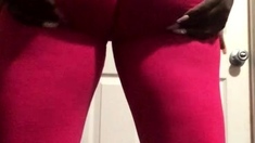 Straight amateurs wank and toy ass play