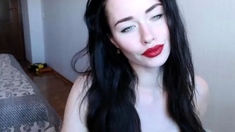 Brunette Solo Webcam Masturbation