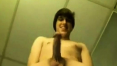 Horny Twink Having Sex With Huge Dildo